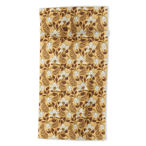 Avenie Spring Garden Collection V Beach Towel