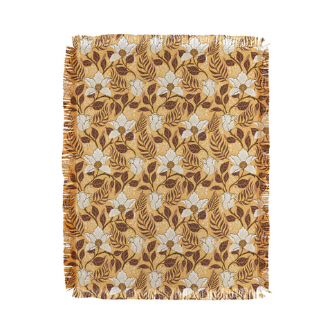 Avenie Spring Garden Collection V Throw Blanket
