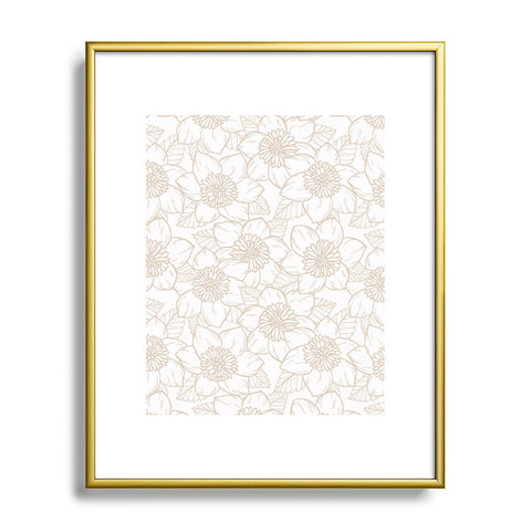 Avenie Spring Garden Collection VI Metal Framed Art Print