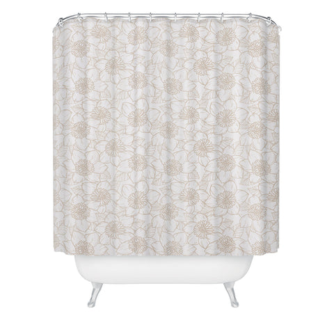 Avenie Spring Garden Collection VI Shower Curtain