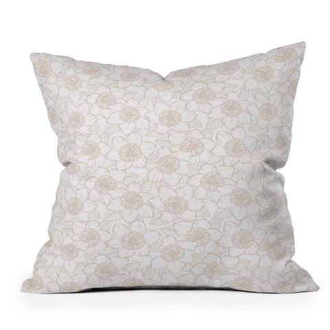 Avenie Spring Garden Collection VI Throw Pillow