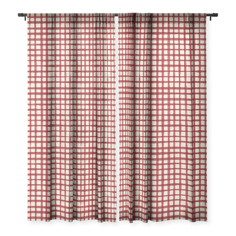 Avenie Spring Garden Collection VII Sheer Window Curtain