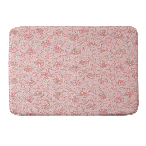 Avenie Spring Garden Collection VIII Memory Foam Bath Mat