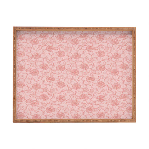 Avenie Spring Garden Collection VIII Rectangular Tray