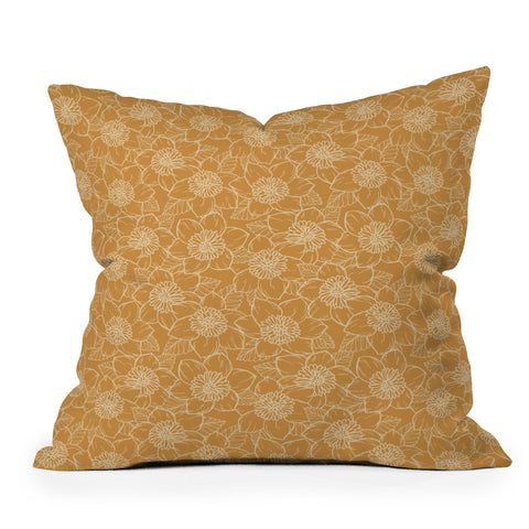 Avenie Spring Garden Collection X Throw Pillow