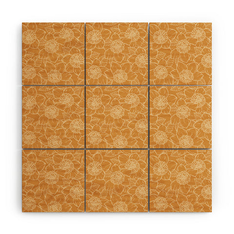 Avenie Spring Garden Collection X Wood Wall Mural