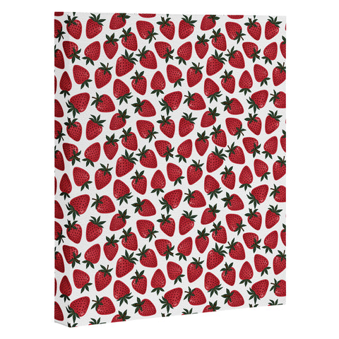 Avenie Spring Garden Strawberries Art Canvas