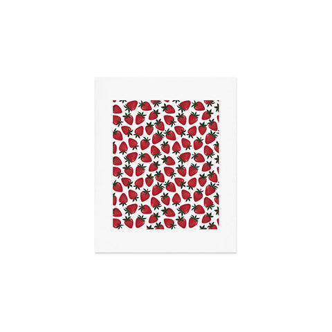 Avenie Spring Garden Strawberries Art Print