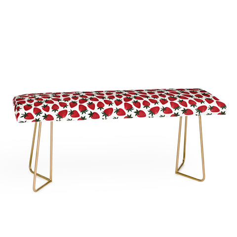 Avenie Spring Garden Strawberries Bench