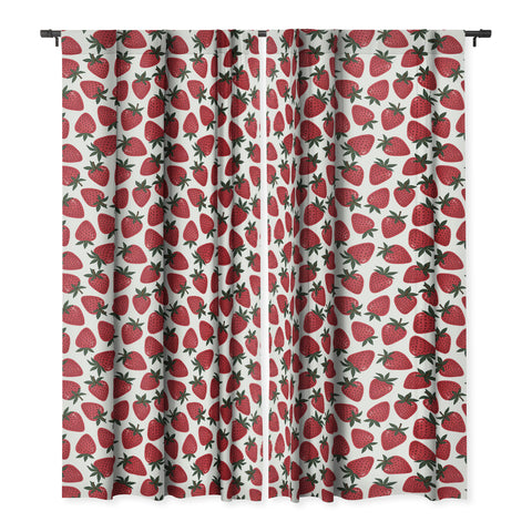 Avenie Spring Garden Strawberries Blackout Non Repeat
