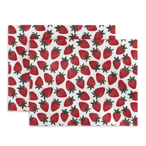 Avenie Spring Garden Strawberries Placemat