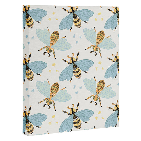 Avenie Spring Honey Bee Art Canvas