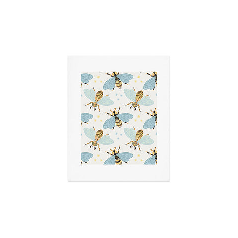 Avenie Spring Honey Bee Art Print