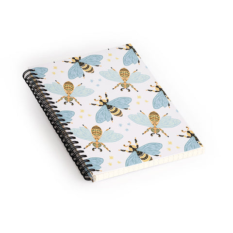 Avenie Spring Honey Bee Spiral Notebook