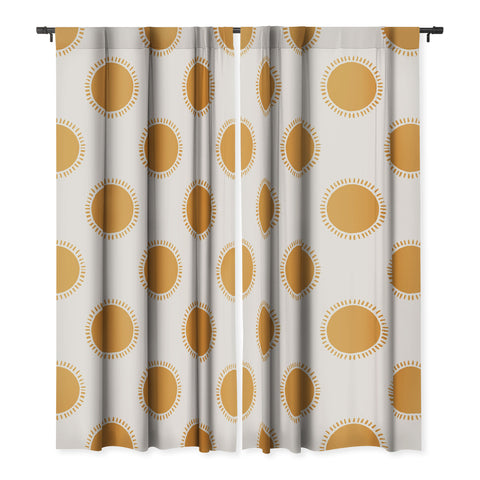 Avenie Summer Desert Sun Blackout Window Curtain