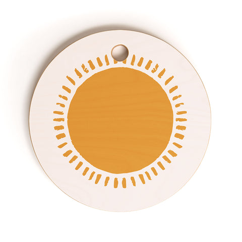 Avenie Summer Desert Sun Cutting Board Round