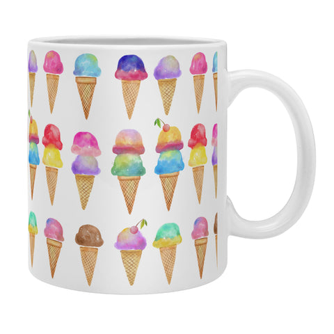 Avenie Summer Ice Cream Cones Coffee Mug