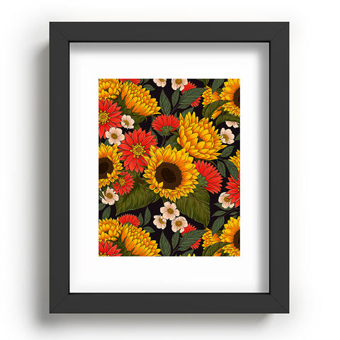 Avenie Sunflower Meadow Recessed Framing Rectangle