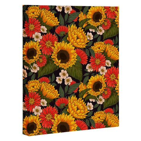 Avenie Sunflower Meadow Art Canvas
