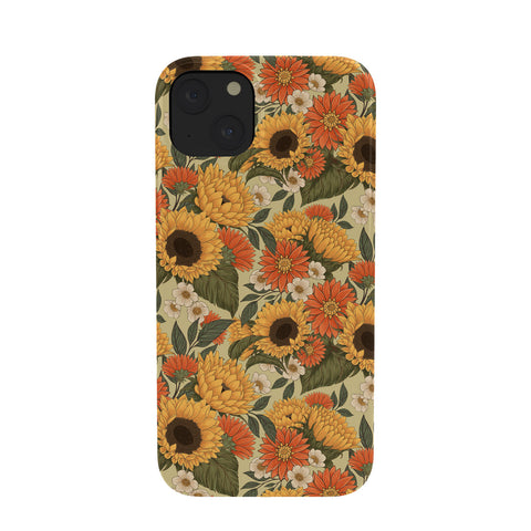 Avenie Sunflower Meadow Calm Green Phone Case