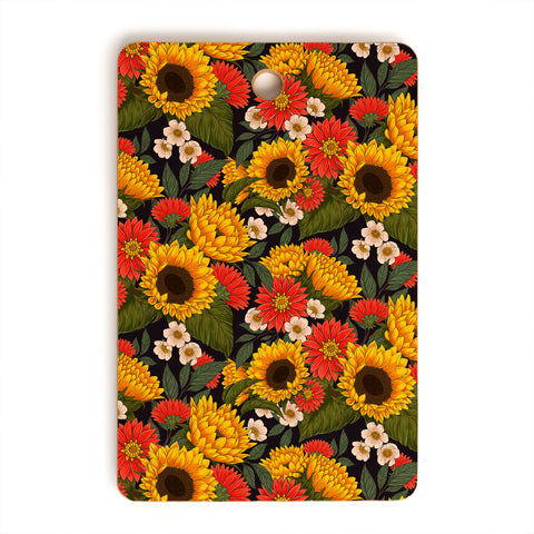 Avenie Sunflower Meadow Cutting Board Rectangle