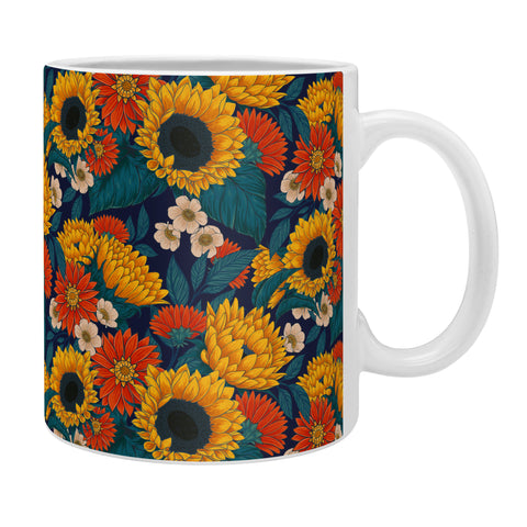 Avenie Sunflower Meadow Mystical Blue Coffee Mug
