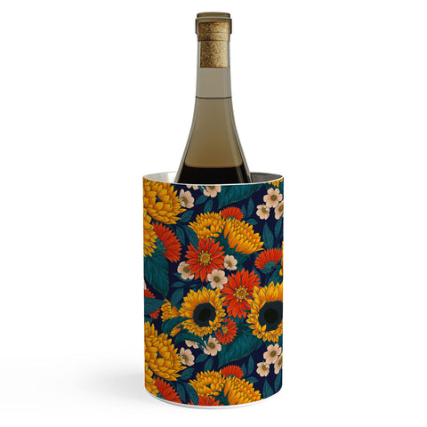 Avenie Sunflower Meadow Mystical Blue Wine Chiller