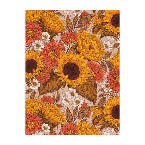 Avenie Sunflower Meadow Neutral Puzzle