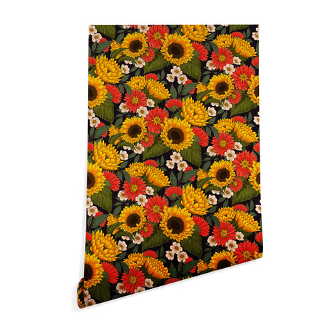 Avenie Sunflower Meadow Wallpaper