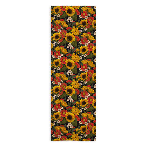 Avenie Sunflower Meadow Yoga Towel