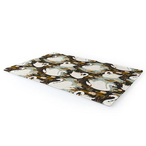 Avenie Swan Dance Pattern Area Rug