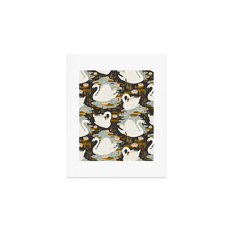 Avenie Swan Dance Pattern Art Print