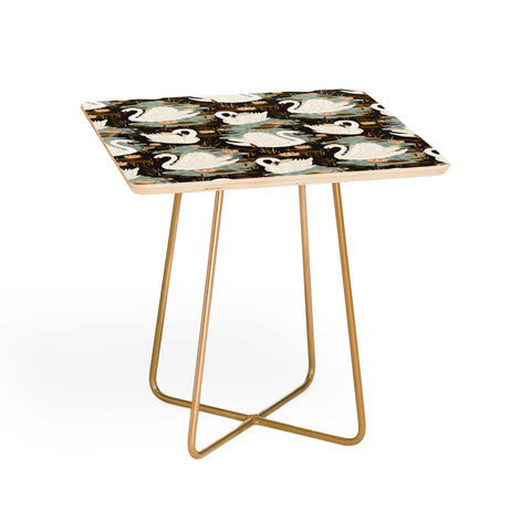 Avenie Swan Dance Pattern Side Table