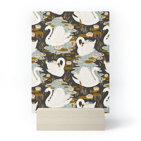 Avenie Swan Dance Pattern Mini Art Print