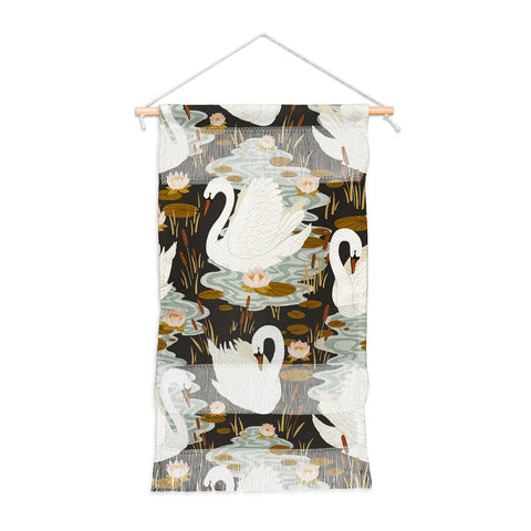 Avenie Swan Dance Pattern Wall Hanging Portrait