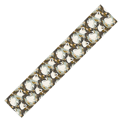 Avenie Swan Dance Pattern Table Runner