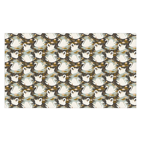 Avenie Swan Dance Pattern Tablecloth