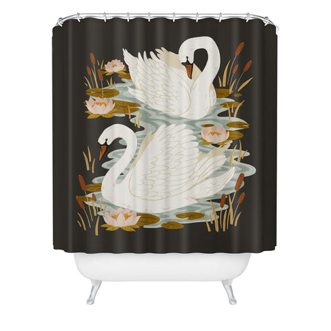 Avenie Swan Dance Shower Curtain