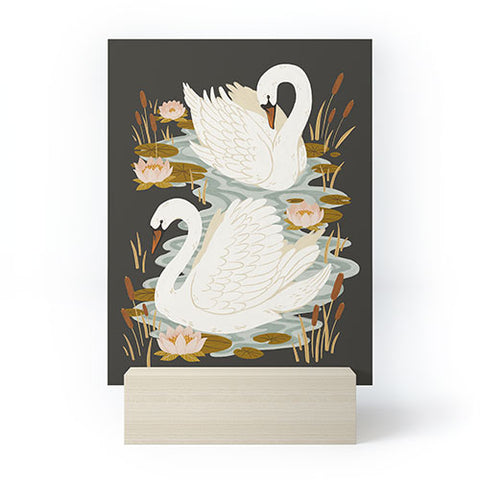 Avenie Swan Dance Mini Art Print
