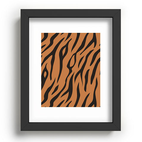Avenie Tiger Stripes Recessed Framing Rectangle