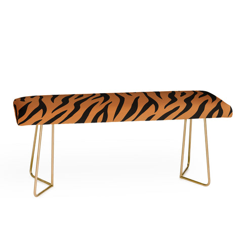 Avenie Tiger Stripes Bench