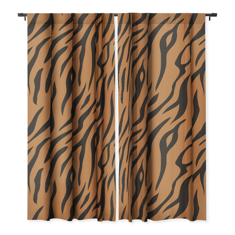 Avenie Tiger Stripes Blackout Non Repeat