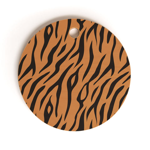Avenie Tiger Stripes Cutting Board Round