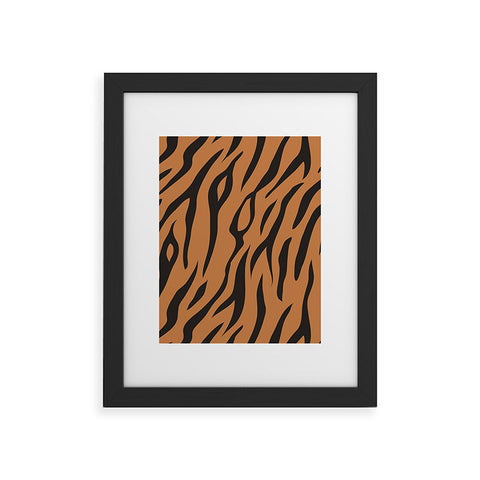 Avenie Tiger Stripes Framed Art Print