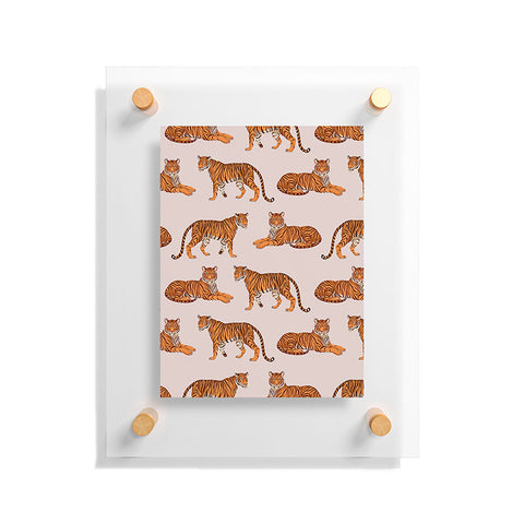 Avenie Tigers in Neutral Floating Acrylic Print