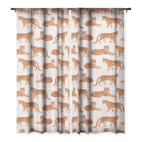 Avenie Tigers in Neutral Sheer Non Repeat