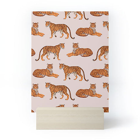 Avenie Tigers in Neutral Mini Art Print