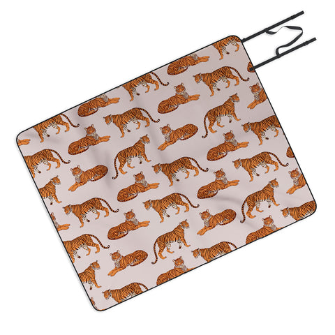 Avenie Tigers in Neutral Picnic Blanket