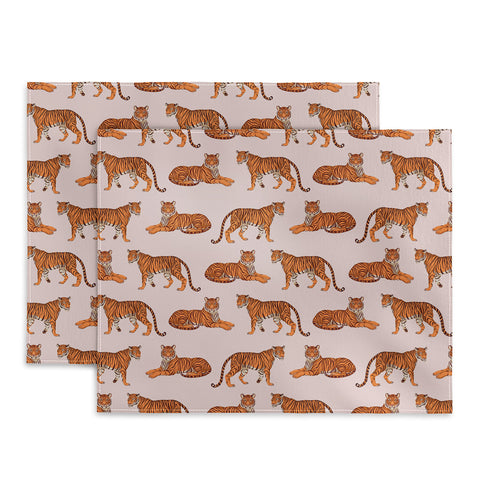 Avenie Tigers in Neutral Placemat
