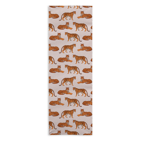 Avenie Tigers in Neutral Yoga Towel